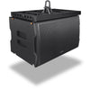 Sound Town ZETHUS-IP118S210X4 ZETHUS Series Water-Resistant Line Array System with One 18" Subwoofer, Four 2 x 10" Speakers, One Flying Frame, Black -Multiple Flying Points