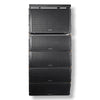 Sound Town ZETHUS-IP118S210X4 ZETHUS Series Water-Resistant Line Array System with One 18" Subwoofer, Four 2 x 10" Speakers, One Flying Frame, Black -Outdoor Events