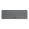 Sound Town ZETHUS-IP208G-R | REFURBISHED: ZETHUS Series Dual 8” 900W Water-Resistant Passive Line Array Loudspeaker with 3” Titanium Compression Driver, Full Range/Bi-amp Switchable, Gray - Front Panel