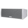 Sound Town ZETHUS-IP208G-R | REFURBISHED: ZETHUS Series Dual 8” 900W Water-Resistant Passive Line Array Loudspeaker with 3” Titanium Compression Driver, Full Range/Bi-amp Switchable, Gray - Left Panel