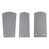 Sound Town ZETHUS-IP208G-R | REFURBISHED: ZETHUS Series Dual 8” 900W Water-Resistant Passive Line Array Loudspeaker with 3” Titanium Compression Driver, Full Range/Bi-amp Switchable, Gray - Connector Steel Plate