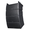 Sound Town ZETHUS-IP208X4 ZETHUS Series 4x Dual 8” Water-Resistant Passive Line Array System with 3” Titanium Compression Drivers, Full Range/Bi-amp Switchable, Black - Left