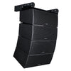 Sound Town ZETHUS-IP208X4 ZETHUS Series 4x Dual 8” Water-Resistant Passive Line Array System with 3” Titanium Compression Drivers, Full Range/Bi-amp Switchable, Black-Right Panell