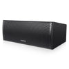Sound Town ZETHUS-IP208X4 ZETHUS Series Dual 8” 900W Water-Resistant Passive Line Array Loudspeaker with 3” Titanium Compression Driver, Full Range/Bi-amp Switchable, Black - Left Panel