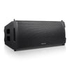 Sound Town ZETHUS-IP210 | Dual 10" Water-Resistant Passive Line Array Loudspeaker, with Italian Neodymium Drivers, Full Range/Bi-Amp Switchable, Black - IP55