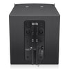 Sound Town ZETHUS-M3-R | REFURBISHED: ZETHUS Series 2-Pack Compact Passive Line Array PA Speakers, Black, for Live Sound, Stage Performance, Clubs, Churches and Schools - Back Panel