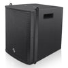 Sound Town ZETHUS-M3-R | REFURBISHED: ZETHUS Series 2-Pack Compact Passive Line Array PA Speakers, Black, for Live Sound, Stage Performance, Clubs, Churches and Schools - 300W RMS