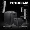 Sound Town ZETHUS-M Series Ultra Compact, Lightweight, & Portable Passive or Powered Line Array Loudspeakers & Subwoofer Systems - ZETHUS-M3, ZETHUS-M3PW, ZETHUS-M115S, ZETHUS-M115SPW