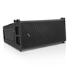 Sound Town ZETHUS-V26T | Dual 6.5" Lightweight Passive Line Array Speaker Module, 70V/100V/16Ω, HF Attenuation, for Live Sound & Commercial Installation, Black - Built in Transformer