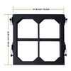 Sound Town ZETHUS-VX118S112BX3 Mounting Frame for ZETHUS-112B/ZETHUS-112BPW Line Array Speakers - Size and Dimensions