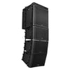 Sound Town ZETHUS-VX118SPW112BPWX3 | ZETHUS Powered Line Array System with One 18-inch Subwoofer, Three 12-inch Loudspeakers, Versatile Installations, Black - Left View