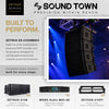 ZS-210X8M204 | Sound Town x MODE Audio professional line array system featuring eight ZETHUS-210B dual 10" bi-amp switchable loudspeakers with 550W RMS power handling, MODE Audio M20.4D 4-channel Class-D DSP amplification delivering up to 3400W RMS per channel at 4Ω with Dante networking, FIR processing, PFC and flying hardware for live sound, houses of worship, venues, touring productions, and permanent installations.