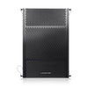 Sound Town ZS-215SP110PX2 | ZETHUS Series Dual 15“ Powered 2400W Line Array Subwoofer w/ DSP, 2-Channel Class-D Amplifier, Birch Plywood, Black - Front View