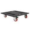 Sound Town ZS-215SP110PX2C | Heavy-Duty Plywood Caster Board for ZETHUS-215S/215SPW Subwoofers and Furniture with 4-inch Wheels and Brakes - Moving Dolly