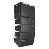 ZS-A210X4A18S | Powered Line Array System with Four Dual 10" Loudspeakers, 18" Subwoofer, and Multi-Purpose Flying/Ground-Stacking Frame, Black - Right View