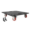 Sound Town ZS-V1812X2OC Sturdy Plywood Caster Board for ZETHUS-VX118S/VX118SPW Subwoofers and Furniture with 4-inch Wheels and Brakes - Moving Dolly