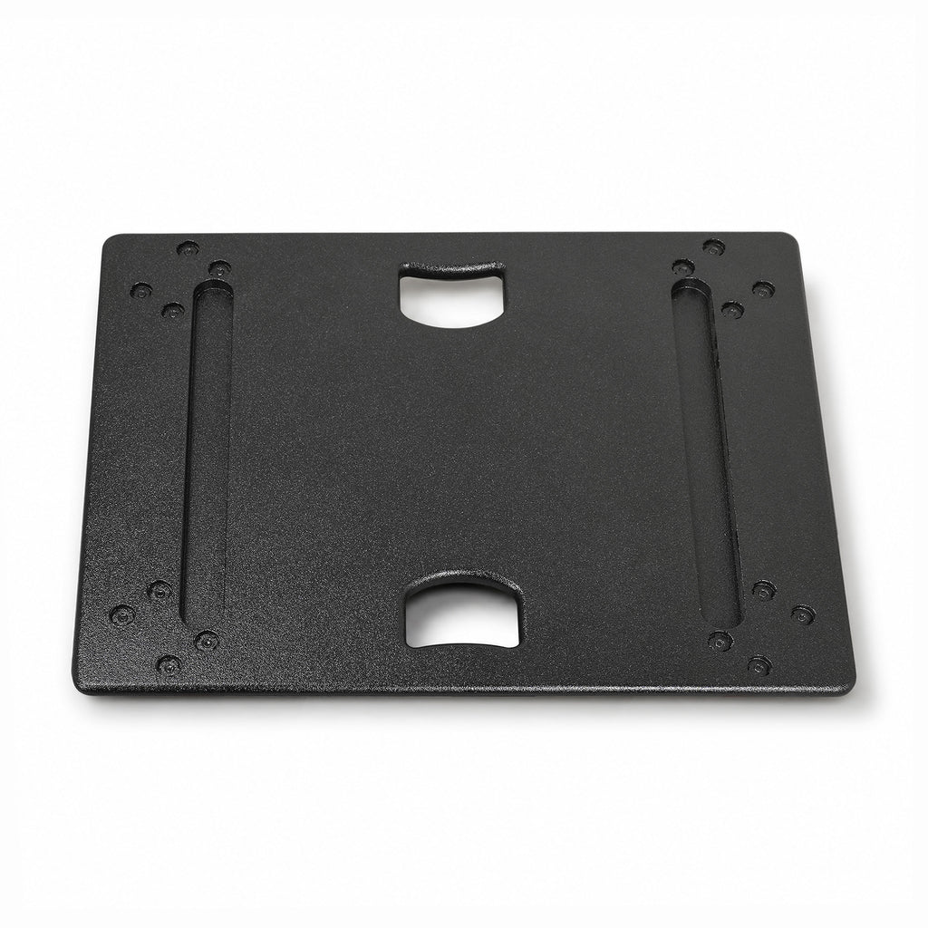 Sound Town ZSCB-A18S | Heavy-Duty Plywood Caster Board for ZETHUS-A18SPW Subwoofer with 4" Wheels and Brakes - Top View