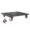 Sound Town ZSCB-FL118S Durable Plywood Caster Board for Reliable Transport of FILA-118S Subwoofer and Furniture, with 4-inch Wheels and Brakes-Transportable