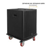 Sound Town ZSCB-M115S | Sturdy Plywood Caster Board for Safe and Easy Transport of ZETHUS-M115S/115SPW Subwoofer and Furniture, with 4-inch Wheels and Brakes  - Compatible to stack with  ZETHUS-M115S/115SPW Subwoofers