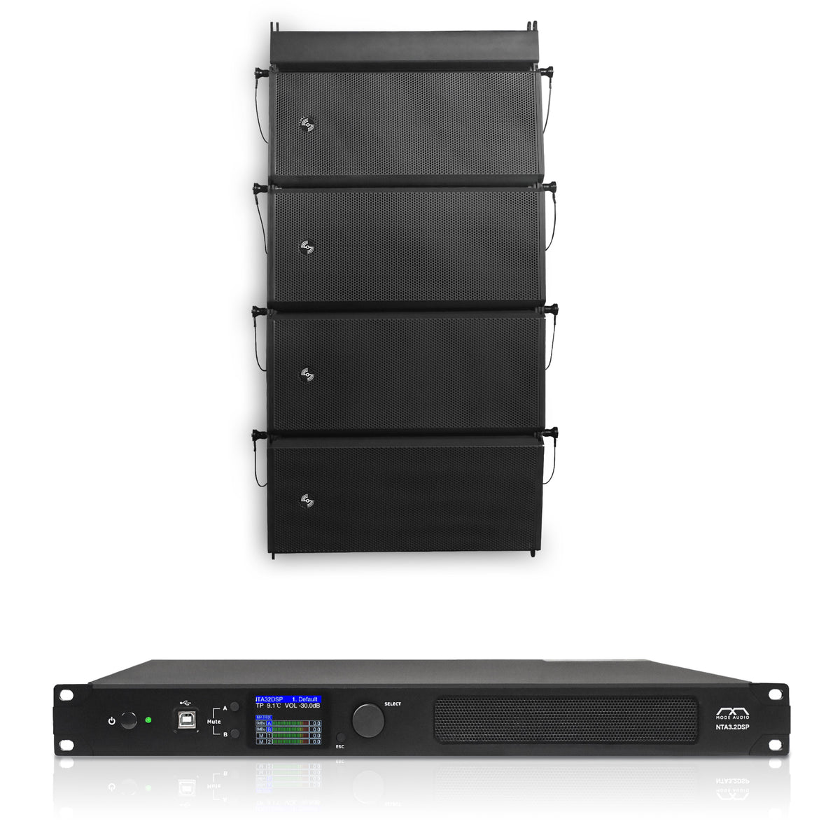 ZSV26X4NTA32 | Passive Line Array Speaker System with Four Dual