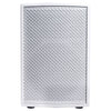 Sound Town KALE-110WPW-R | REFURBISHED: KALE Series 10” 500W Powered DJ PA Speaker w/ Bluetooth, Titanium Compression Driver, 3-Channel Mixer, White-Front View