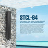 Sound Town STCL-64-R Compact Professional Passive Line Array Column Speaker with Adjustable Wall Mount Bracket, 6 x 3" Woofers, 4 x 1.2" Dome Tweeters, Black, for Church, Lounge, Live Event, Refurbished - featured