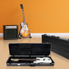 Sound Town STBC-500 Lightweight & Compact ABS Road Case for Electric Bass Guitar w/ TSA Approved Locking Latch and EPS Foam Plush Interior - product demo