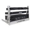 Sound Town 2PF-6A 6U Aluminum 2-Post Desktop Open-Frame Rack for PA, Audio/Video, Network Switches, Routers, Patch Panels, Angle Adjustable - Standard 19" Mountable Equipment