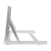 Sound Town 2PF-6A-R 6U Aluminum 2-Post Desktop Open-Frame Rack for PA, Audio/Video, Network Switches, Routers, Patch Panels, Angle Adjustable, Refurbished - Side View