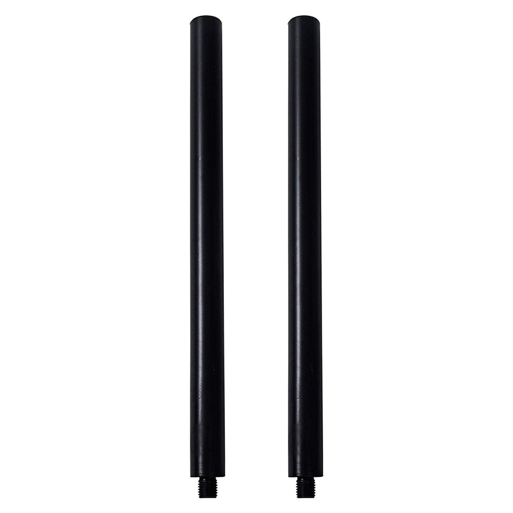 Sound Town STSD-M20B-PAIR-R 2-Pack Subwoofer/Speaker Extender Poles, Fits M20 Threading, Black, Refurbished