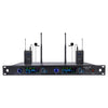 Sound Town NESO-SU2LL NESO Series Metal 200 Channels Professional UHF Wireless Microphone System with Rack Mountable Receiver, 2 Lavalier Mics and Auto Scan, for Church, School, Meeting, Party and Karaoke 