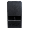 Sound Town CARME-110SPW-PAIR CARME Series 10” 600W Powered PA/DJ Subwoofer with Folded Horn Design, Black - Front Panel