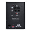 Sound Town CARME-110SPW-V5PW CARME Series 10” 600W Powered PA/DJ Subwoofer with Folded Horn Design, Black - Amp Plate