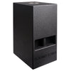 Sound Town CARME-110SPW-R CARME Series 10” 600W Powered PA/DJ Subwoofer with Folded Horn Design, Black, Refurbished - Right Panel