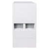 Sound Town CARME-110SWPW-R CARME Series 10” 600W Powered PA/DJ Subwoofer with Folded Horn Design, White, Refurbished - Front Panel