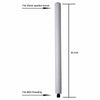 Sound Town CARME-112WPW15SWPW | Subwoofer/Speaker Extender Pole, Fits M20 Threading, White