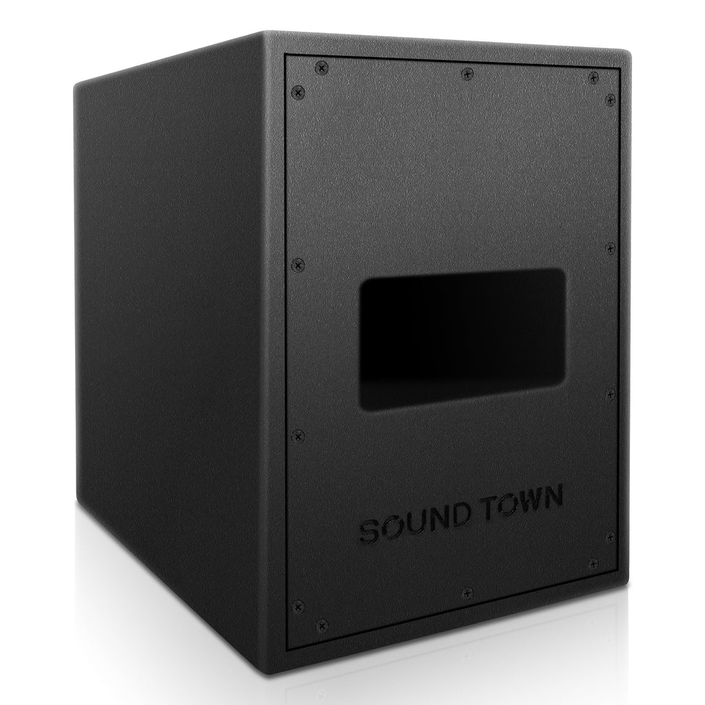 Sound Town CARME-208SPW Dual 8" 800W Powered PA Subwoofer, Plywood, for Lounge, Club, Bar, Theater, Restaurant, Church - 4 Ohms