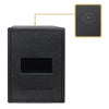 Sound Town CARME-28SPW1.1 Dual 8" 2000W Powered PA Subwoofer with Speaker Output, DSP, Plywood for Lounge, Club, Bar, Theater, Restaurant, Church - M20 mounting socket on the top