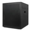 Sound Town CARPO-15SPW | CARPO Series 15” Powered PA Subwoofer with 2 Speaker Outputs, 1600W, LPF, Birch Plywood, Black - Left Panel