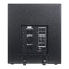 Sound Town CARPO-18SPW-R | REFURBISHED: 2000W 18" Powered PA Subwoofer with 2 Speaker Outputs, DJ/PA Pro Audio Sub with 4" Voice Coil, Black - Back Panel
