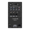 Sound Town CARPO-L1-R Portable Line Array Column PA/DJ System with Sub Bass Module, TWS Bluetooth, Built-in 3-channel Mixer, Carry Bag, Refurbished - Back Panel, Amp Module