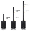 Sound Town CARPO-L1-R Compact Portable Mini Line Array Column PA DJ System with Extension Spacers, Refurbished