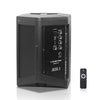 Sound Town CARPO-S1 Multi-position All-in-One Portable Powered PA System with TWS Bluetooth, Rechargeable Battery - Back Panel