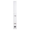 Sound Town CARPO-V10W-R Passive Wall-Mount Column Mini Line Array Speaker with 8 x 5” Woofers, White, for Live Event, Church, Commercial Audio Installation, Back Panel, Refurbished