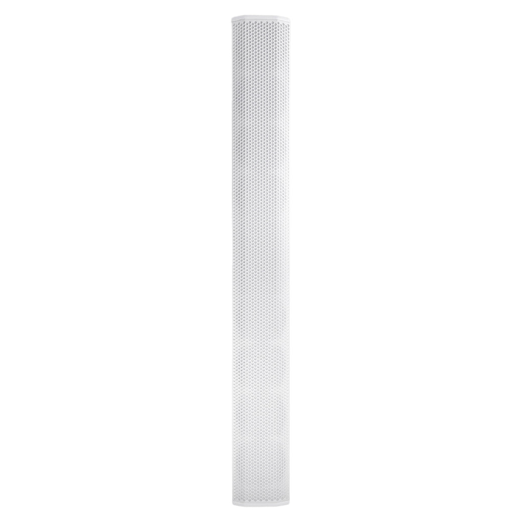 Sound Town CARPO-V10W Passive Wall-Mount Column Mini Line Array Speaker with 8 x 5” Woofers, White, for Live Event, Church, Commercial Audio Installation, Conference Rooms