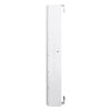 Sound Town CARPO-V10W Passive Wall-Mount Column Mini Line Array Speaker with 8 x 5” Woofers, White, for Live Event, Church, Commercial Audio Installation, Surface Mount