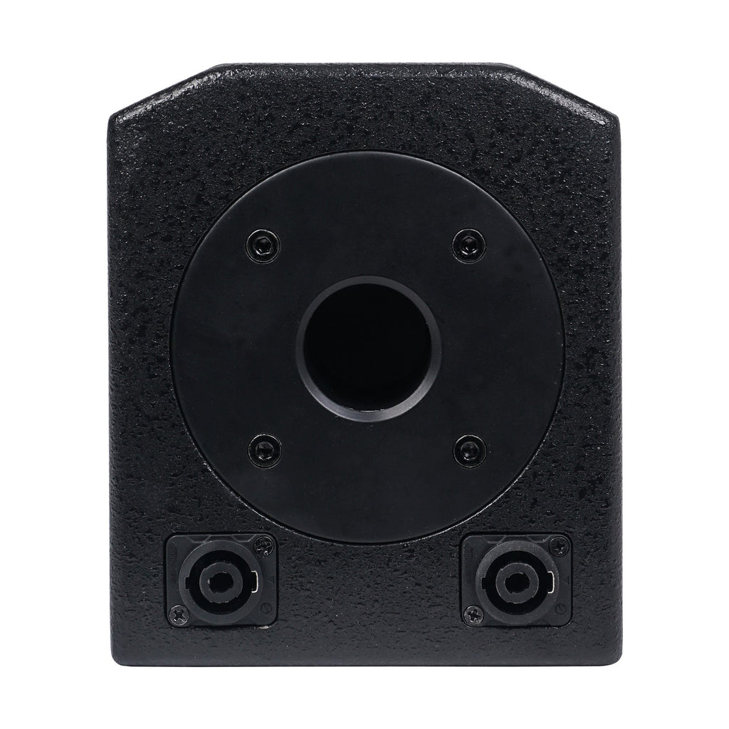Sound Town CARPO-V5B-R Passive Wall-Mount Column Mini Line Array Speakers with 4 x 5 inch Woofers, Black for Live Event, Church, Conference, Lounge, Installation, Refurbished - 35mm Stand Mounting Socket