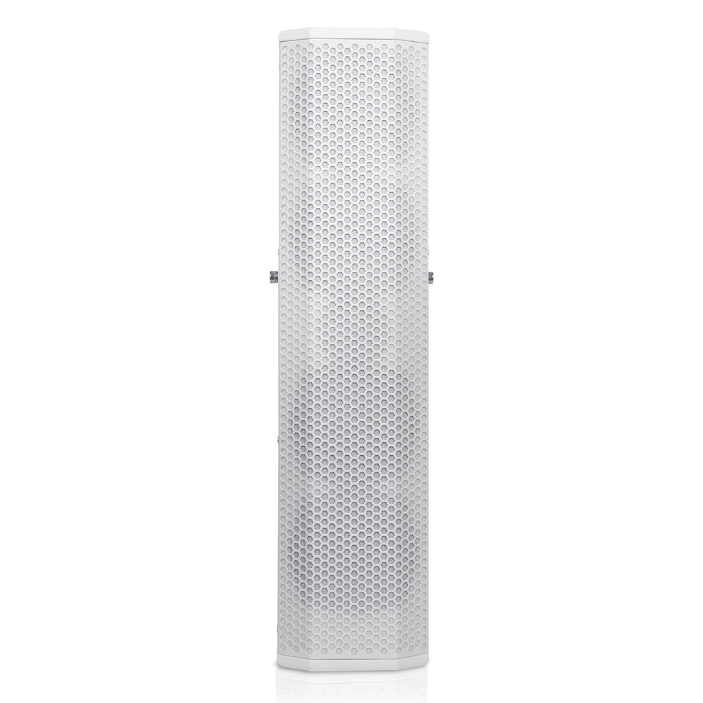 Sound Town CARPO-V5W Passive Wall-Mount Column Mini Line Array Speakers with 4 x 5” Woofers, White for Live Event, Church, Conference, Lounge, Commercial Audio Installation - Front Panel