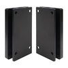 Sound Town CWB-1-PAIR 2-Pack Universal Speaker Wall Mount Brackets, 4.25" x 2" Mounting Template, Black - Pair, Set