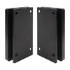 Sound Town CWB-1-PAIR 2-Pack Universal Speaker Wall Mount Brackets, 4.25" x 2" Mounting Template, Black - Pair, Set